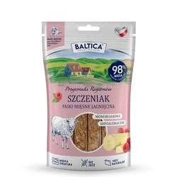 BALTICA Przysmaki Regionów Puppy Mono Meat Strips Αρνί 90 g