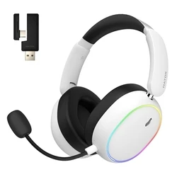 HATOR Phoenix 2 Wireless Ακουστικό Gaming Ενσύρματο & Ασύρματο USB-C / USB-A Bluetooth Λευκό