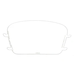 3M Speedglas G5-01 Visor Plate (Clear Grinding Cover Lens) - Pack of 5 (MPN 7100190170)