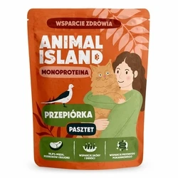 ANIMAL ISLAND Mono Quail - Υγρή τροφή για γάτες - 100 g