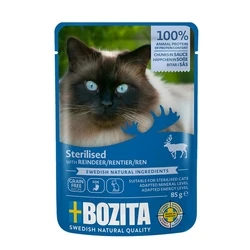 BOZITA Sterilised Κομμάτια Κρέατος σε Σάλτσα με Ταράνδο 85g (Για στειρωμένες γάτες)