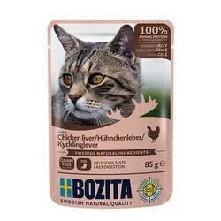 BOZITA Κομμάτια κοτόπουλου με συκώτι σε ζελέ - 85g