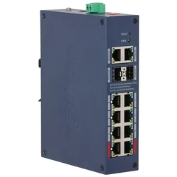 Dahua CHS4212-8GT-110 Βιομηχανικός Διαχειριζόμενος PoE Switch 8 θυρών (8xPoE, 2xUplink RJ45, 2xSFP, 110W PoE)