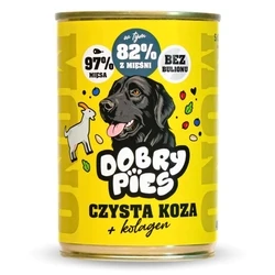 DOBRY PIES Mono Pure Κατσίκα + Κολλαγόνο Υγρή Τροφή για Σκύλους 400 g