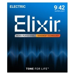 Elixir Strings 12002 - Χορδές ηλεκτρικής κιθάρας (09-42), 6 τεμ.
