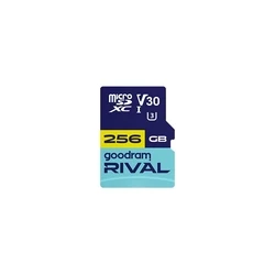 GOODRAM RIVAL M3AA 256 GB MicroSDXC V30 UHS-I U3 + adapter (GGSM3AA-2560R12)