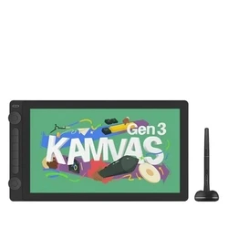 Huion Kamvas 16 (Gen 3) 15.8" 2.5K QHD Pen Display με PenTech 4.0, PW600L, Canvas Glass