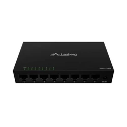 LANBERG DSM1-1008 8θυρών Unmanaged Gigabit Ethernet Switch Desktop (μεταλλική θήκη) - LAE