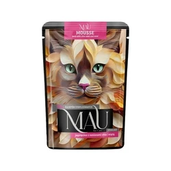 MAU Mousse Sterilised Lamb with chia seeds and mint - wet cat food - 85 g