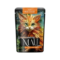 MAU Pate & Fillet Junior Πάπια με μάνγκο και rosehip - Υγρή τροφή για γατάκια 85 g - Dolina Noteci