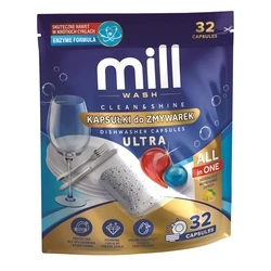 MILL CLEAN&SHINE Ultra Κάψουλες Πλυντηρίου Πιάτων, 32 τεμάχια