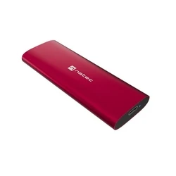 Natec Rhino M.2 NVMe Lite Εξωτερική Θήκη SSD USB-C 3.2 Gen 2 - Ruby Red