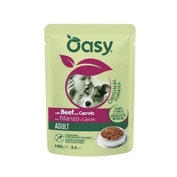 OASY Strips in Gravy Adult με Βοδινό και Καρότο - Υγρή Τροφή για Σκύλους - 100 g