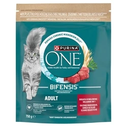PURINA One Bifensis Ενήλικων Πλούσιο σε Βοδινό - Ξηρή Τροφή για Γάτες - 750 g