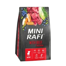 RAFI Mini με βόειο - ξηρή τροφή για μικρά σκυλιά 3 kg - Dolina Noteci