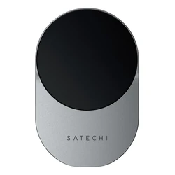 Satechi ST-Q2CCM Ασύρματος Φορτιστής Αυτοκινήτου Qi2 15W Μαύρο/Γκρι