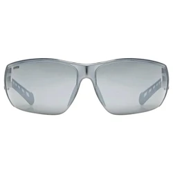 UVEX Equate Cycling Glasses White Matt / Mirror Silver