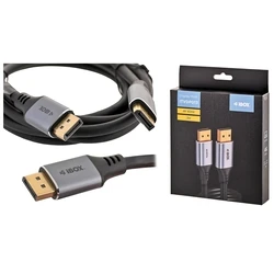 Καλώδιο DisplayPort iBox ITVDP013 3 μ. 4K 60Hz βύσμα χρυσό