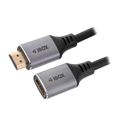 iBox HDMI to HDMI 4K Extension Cable, 2 m, Gold-Plated Connectors (ITVFMHD012)
