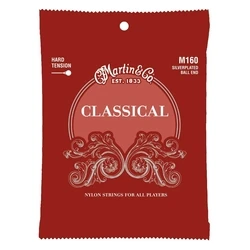 Martin M160 Classical Hard Tension Guitar Strings (6 pcs) 28-43
