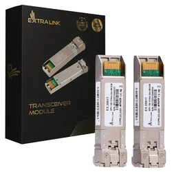 Extralink SFP+ 10G 1310nm SM LC 2km - Σετ 2 τεμαχίων