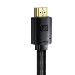 Baseus HDMI 2.1 Ultra High Speed 48Gbps HDMI Cable 2 m Black/Silver CAKGQ-J01
