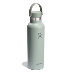 Hydro Flask Standard Mouth Θερμός Ανοξείδωτο 621ml (Agave) με Flex Straw Cap