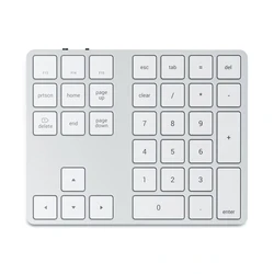 Satechi Aluminum Ασύρματο Bluetooth Αριθμητικό Πληκτρολόγιο Ασημί