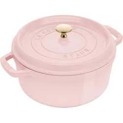 Staub Ρηχή Κατσαρόλα από Μαντέμι 3.8 lt - Ροζ