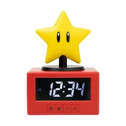 Paladone Products Super Mario Super Star Alarm Clock