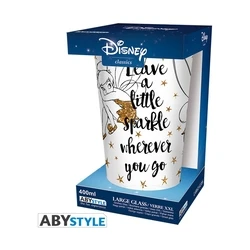 Abysse Tinkerbell Ποτήρι από Γυαλί σε Χρυσό Χρώμα 400ml ABYVER117