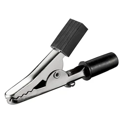 Goobay Σετ Κροκοδειλάκια 11414, 45mm, Μαύρο, 10τμχ