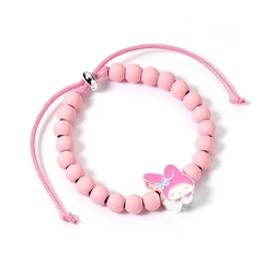 Hello Kitty Pink Beaded Bracelet with My Melody Charm The Carat Shop Ltd