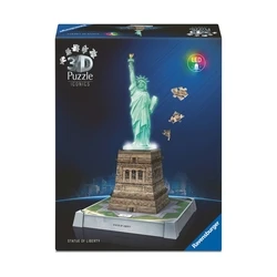 Ravensburger 3D Παζλ ʼγαλμα της Ελευθερίας Night Edition 108 τεμάχια