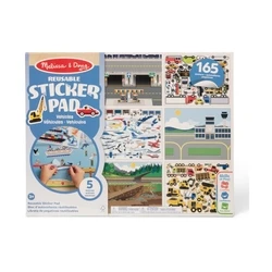 Arts and Crafts Melissa and Doug Reusable Sticker Pad Vehicles