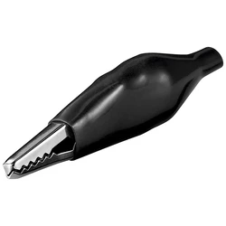 Goobay Σετ Κροκοδειλάκια 11490, 48mm, Μαύρο, 10τμχ