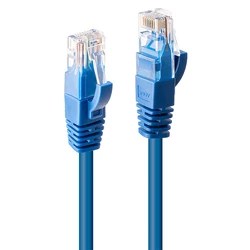 LINDY Network Cable CAT 6 U UTP Blue 3 m