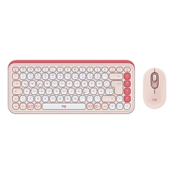 Logitech Ποντίκια Combo Mouse and Keyboard Rose DEU Central 419