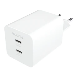 Mophie Φορτιστής Διπλός USB C PD 50W Λευκός EU
