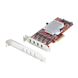StarTech 4-PORT USB-C 10GB PCIE CARD LP