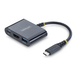 StarTech USB C HDMI Multiport Hub Black