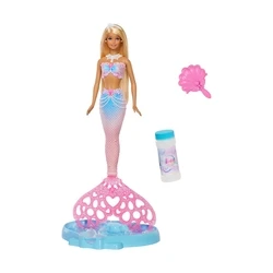 Mattel Barbie Κούκλα Γοργόνα Bubble Sparkle Mermaid Doll JLW56