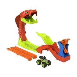 Hot Wheels Monster Trucks Mattel Snake Slam Takedown Playset