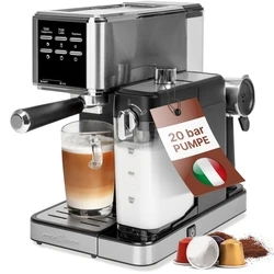 ProfiCook PC-ES-KA 1266 Μηχανή Espresso με Portafilter και κάψουλες Nespresso συμβατές