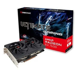 Κάρτα Γραφικών Biostar Amd Radeon Rx 7600 8GB Gddr6 Pci Express 4.0 Active Va76S6Rm81