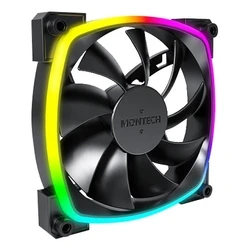 Case Fan 12cm Montech Ax120 Pwm Black 3 In 1 Montech