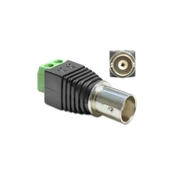 DELOCK Adapter Terminalblock 2Pin -> BNC Socket (Female) - MPN 65416