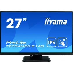 Monitor 27" Iiyama (1920x1080) ProLite T2754MSC-B1AG 16:9 FHD IPS Touch 4ms 60Hz HDMI VGA USB Black