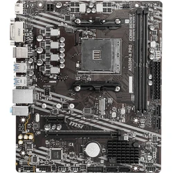 Motherboard MSI AM4 A520M-A PRO mATX (M.2 Port, PCIe 3.0 x 4, NVMe PCIe:1 RAM:4)