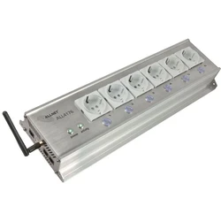 Smart Πολύπριζο Allnet MSR IO Strip 6-Way incl. Measuring for Desktop & 19 Mounting ALL4176 for IP ALL4176v3
